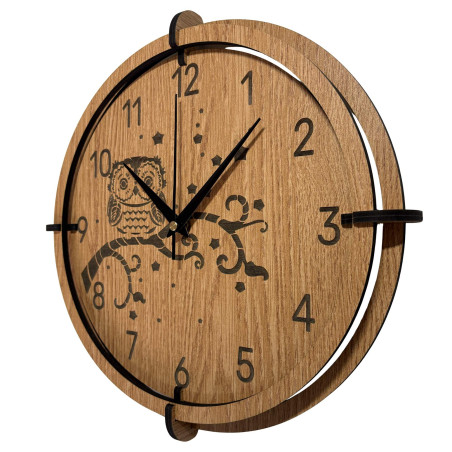 Ceas de perete bufniță - o completare elegantă pentru casa ta