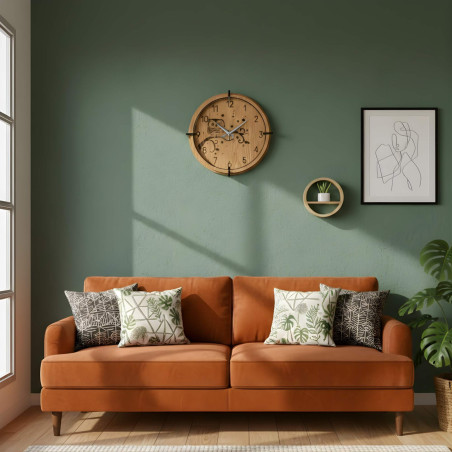 Funcționare silențioasă și motiv gravat cu bufniță pentru o casă liniștită.