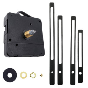 Ace de ceas din lemn negru cu mișcare silențioasă cu cuarț, pentru interioare moderne. 2