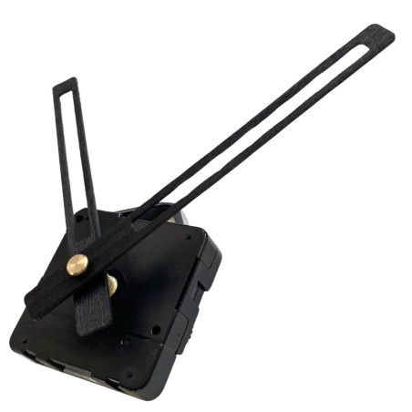 Ace de ceas negre silențioase pentru un ceas de perete elegant și stilat.