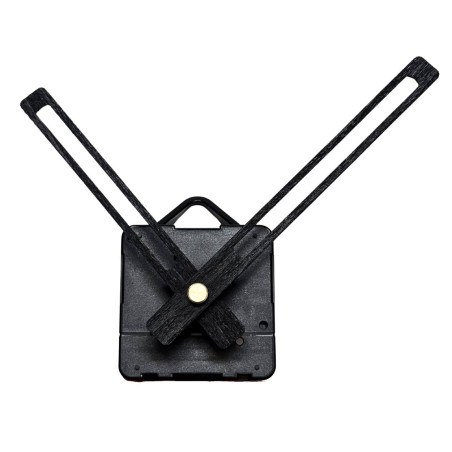 Ace de ceas din lemn negru cu mișcare silențioasă cu cuarț, pentru interioare moderne.