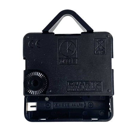 Ace negre precise și silențioase pentru un ceas de perete cu mecanism cu cuarț.