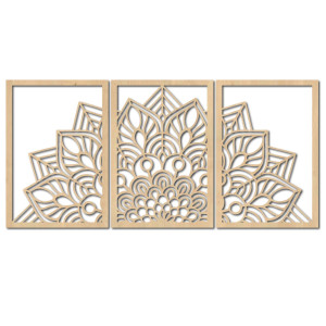 Ceas de design cu mandală și pomul vieții. Oferă interiorului tău un caracter unic. 2