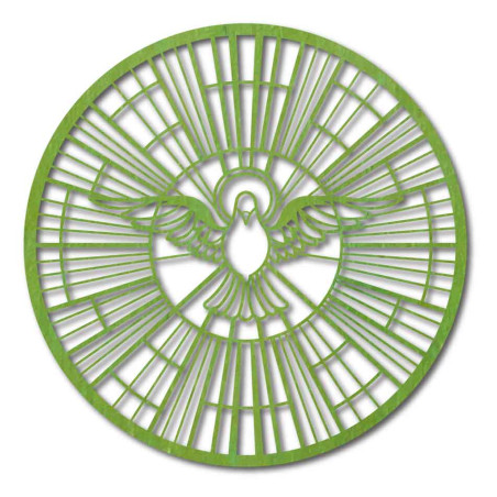 Imagine din lemn a unui porumbel - Simbol al Duhului Sfânt