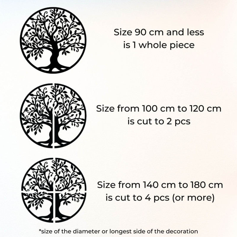 Decorațiune rotundă din lemn pentru brad cu detalii naturale delicate