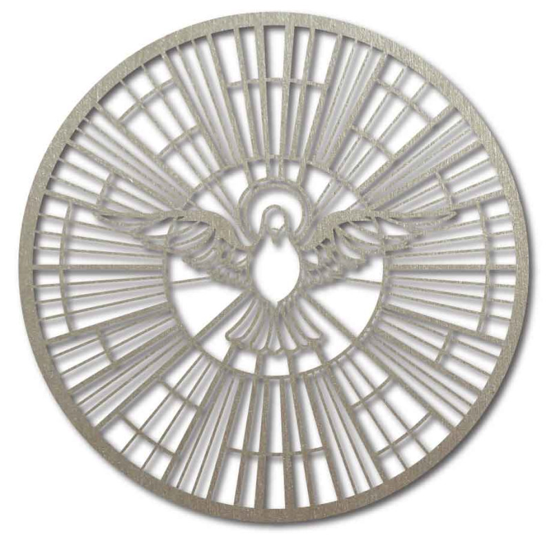 Imagine din lemn a unui porumbel - Simbol al...