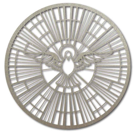 Mesager al Păcii: Decor artistic cu motivul Duhului Sfânt