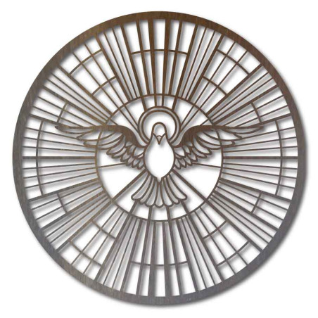 Strălucire cerească – o pictură spirituală în stilul unui vitraliu de catedrală