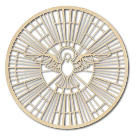 Imagine din lemn a unui porumbel - Simbol al Duhului Sfânt