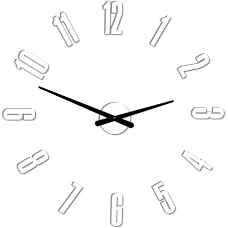 Ceas de perete adeziv modern pentru sufragerie