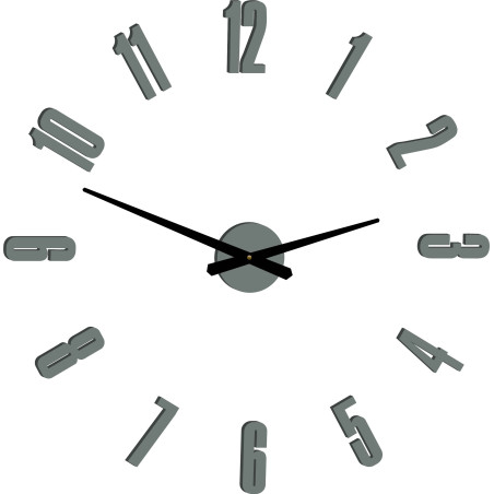 Ceas de perete adeziv modern pentru sufragerie