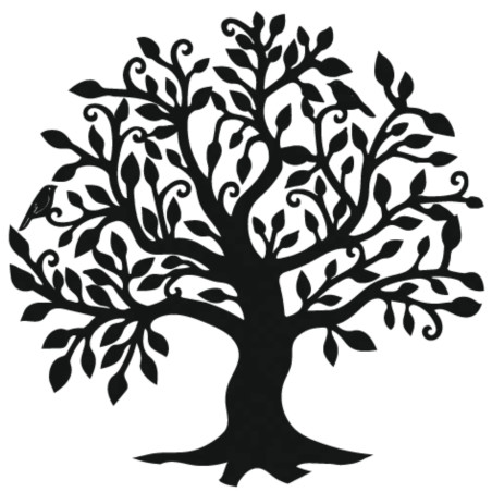 Decorațiunea murală din lemn cu pomul vieții simbolizează creșterea, armonia și conexiunea cu natura, creând pace în casa ta.