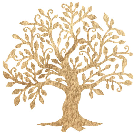 Decorațiunea murală din lemn cu pomul vieții simbolizează creșterea, armonia și conexiunea cu natura, creând pace în casa ta.