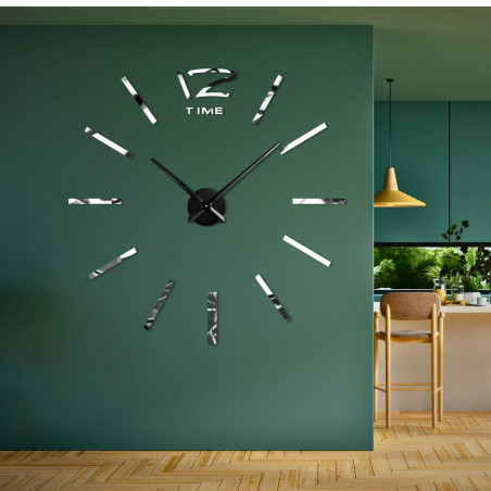 Ceas de perete cu oglindă adezivă - PROFIE