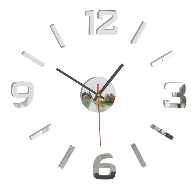 Ceas de perete 3D din acril – efect 3D, fără găurire