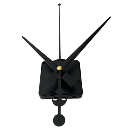 Ace de ceas din aluminiu negru - design ancoră 16 / 12 cm