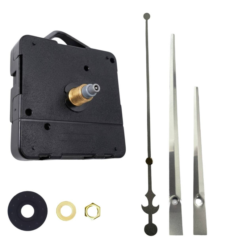 Ace elegante din aluminiu, de culoare argintie, pentru ceasuri moderne și industriale.
