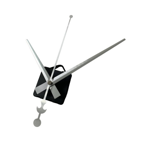 Ace metalice precise, de culoare argintie, cu ancoră și acționare cu cuarț, pentru ceas de perete DIY.