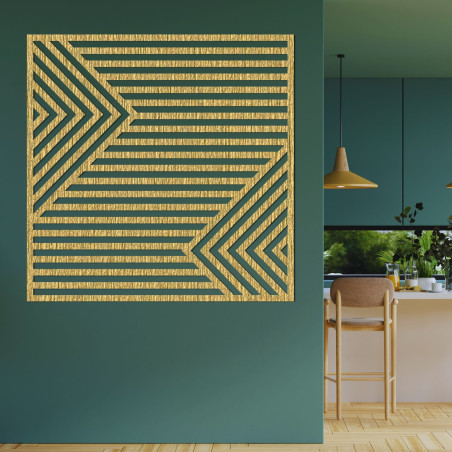 Picturile murale pătrate sunt un accesoriu universal și elegant care poate face orice interior special.