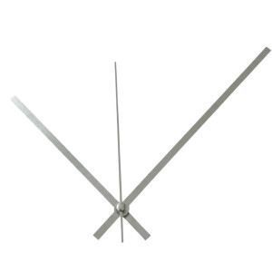 Ace de ceas minimaliste din aluminiu, de culoare argintie.