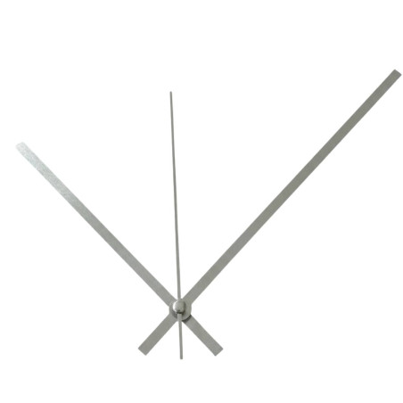 Ace de ceas minimaliste din aluminiu, de culoare argintie.