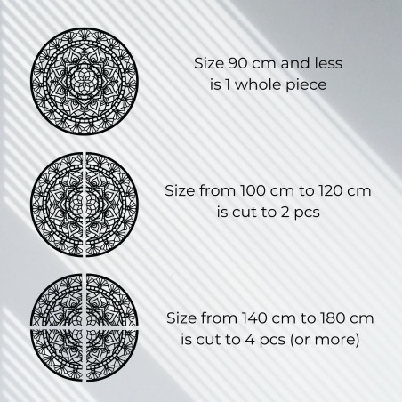 Mandala din lemn pe perete Design | AFRODITA