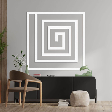 Decor spiralat din lemn