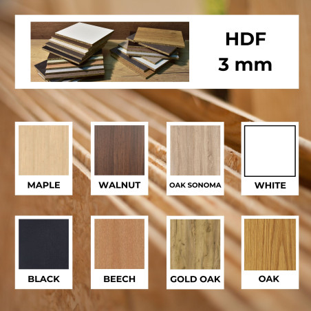 Pătrat decorativ din lemn | FLOFER