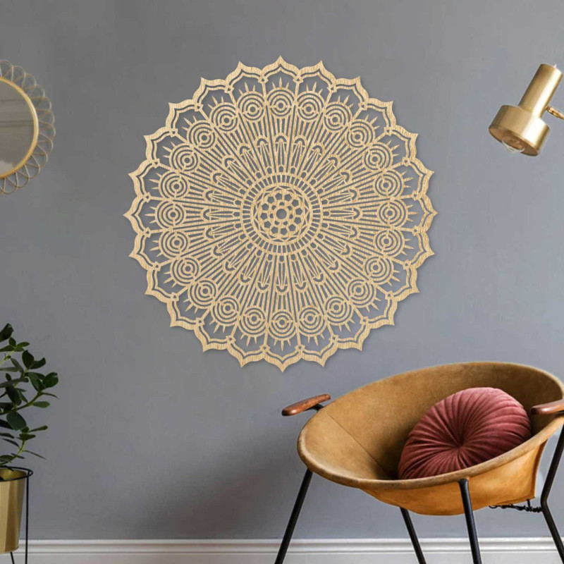 Mandala vindecătoare pe perete - Decorațiune...