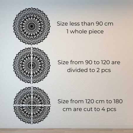 Mandala din lemn pe perete - imaginea perfectă pentru armonie în spațiu - HELGA