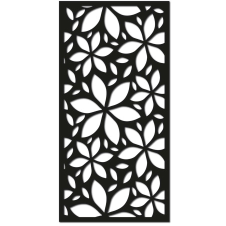 O pictură decorativă modernă cu un model geometric floral reprezintă armonie,