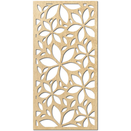 O pictură decorativă modernă cu un model geometric floral reprezintă armonie,