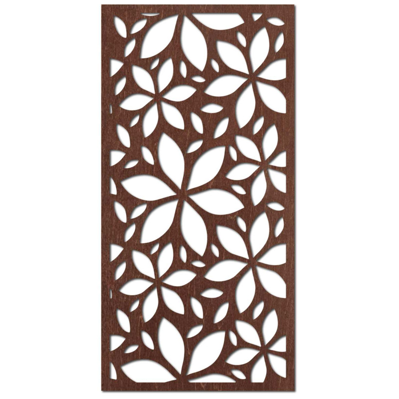 O pictură decorativă modernă cu un model geometric floral reprezintă armonie,
