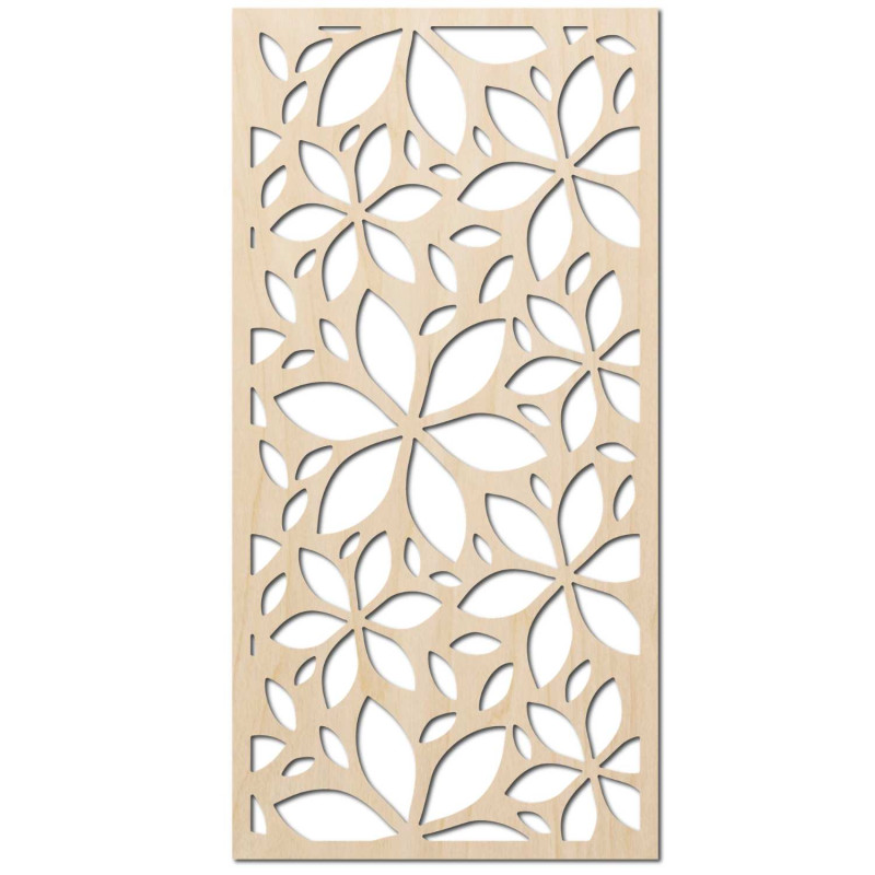 O pictură decorativă modernă cu un model geometric floral reprezintă armonie,
