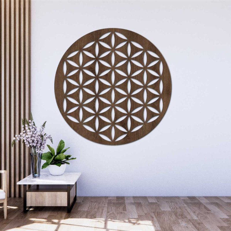 Tablou elegant din lemn, în stil modern, pentru un interior confortabil.