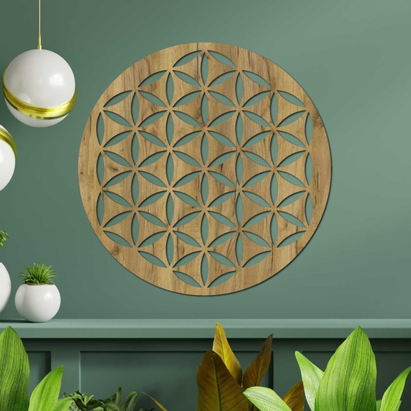 Tablou elegant din lemn, în stil modern, pentru un interior confortabil.
