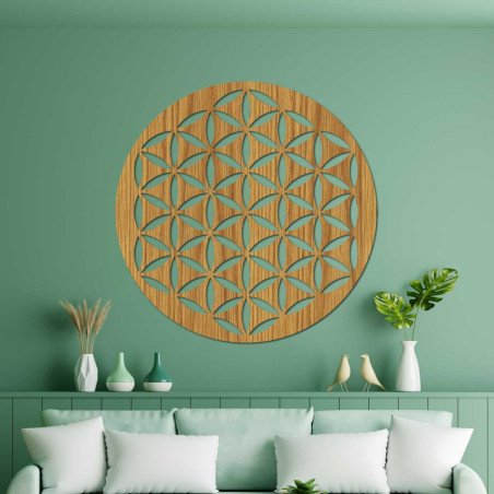 Tablou elegant din lemn, în stil modern, pentru un interior confortabil.