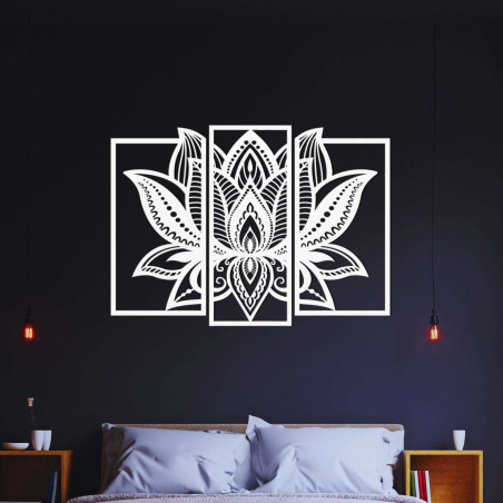 Impresionantă floare de lotus decorativă din lemn | PURUS
