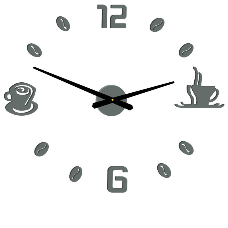 Ceas de perete adeziv cafea | COFFE