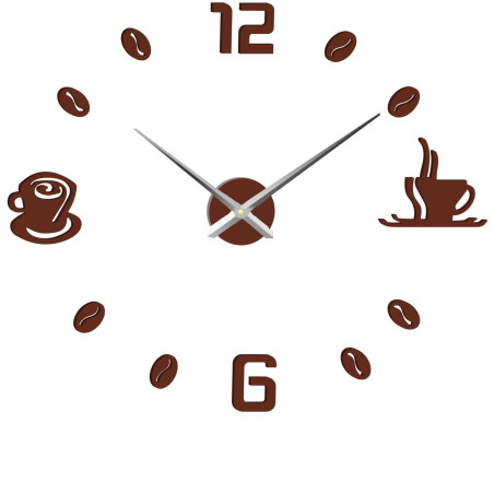 Ceas de perete adeziv cafea | COFFE