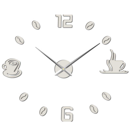Ceas de perete adeziv cafea | COFFE