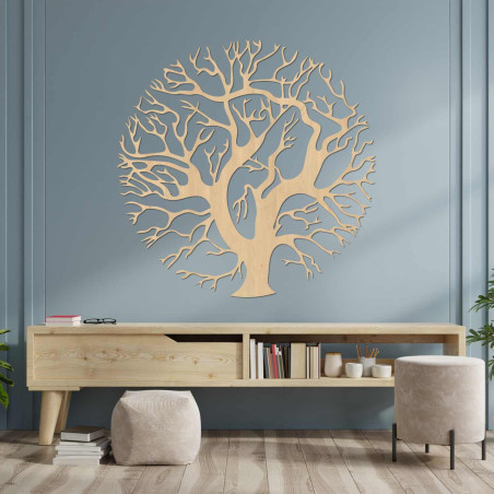 Decorațiune luxoasă din lemn, Copacul Vieții, pentru sufragerie
