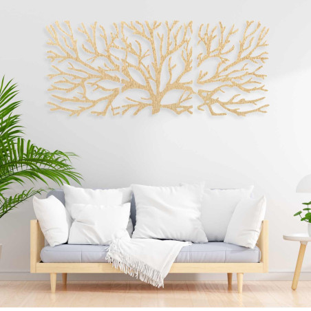 Decorațiune originală de perete din lemn, potrivită pentru un stil de viață modern