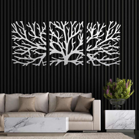Decorațiune originală de perete din lemn, potrivită pentru un stil de viață modern