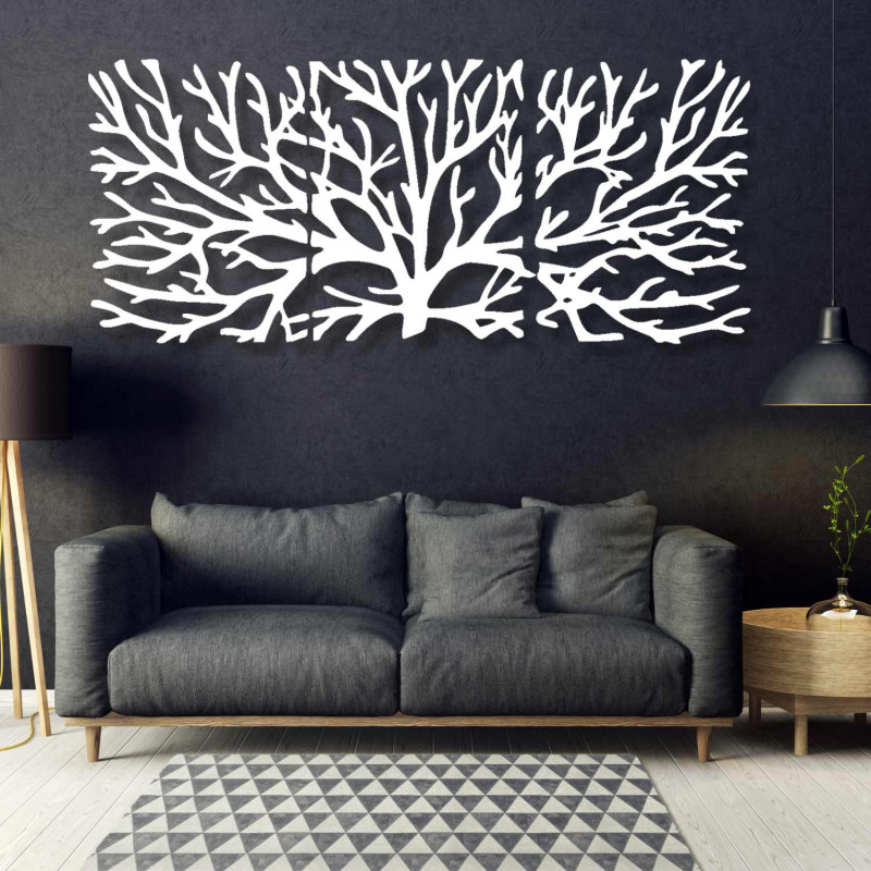 Decorațiune originală de perete din lemn, potrivită pentru un stil de viață modern
