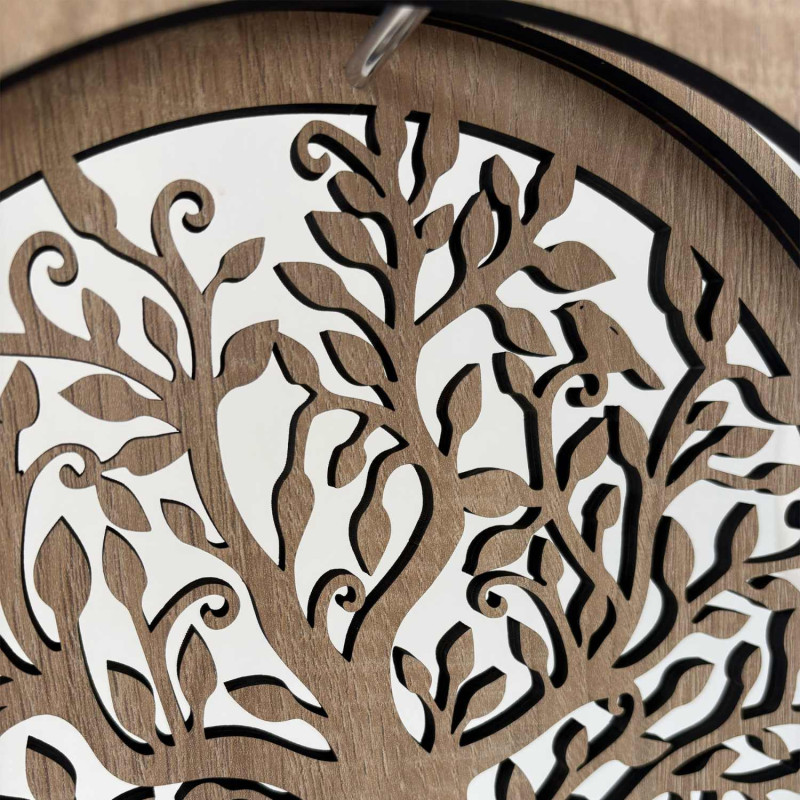 Lampă de masă elegantă Tree of Life cu iluminare LED difuză