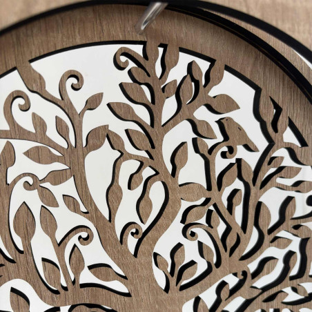 Lampă de masă elegantă Tree of Life cu iluminare LED difuză