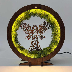 Lampă LED Înger al Protecției cu mușchi stabilizat și iluminare blândă 2