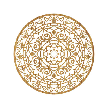 Mandala modernă sculptată, floarea vieții | ZIBEZI
