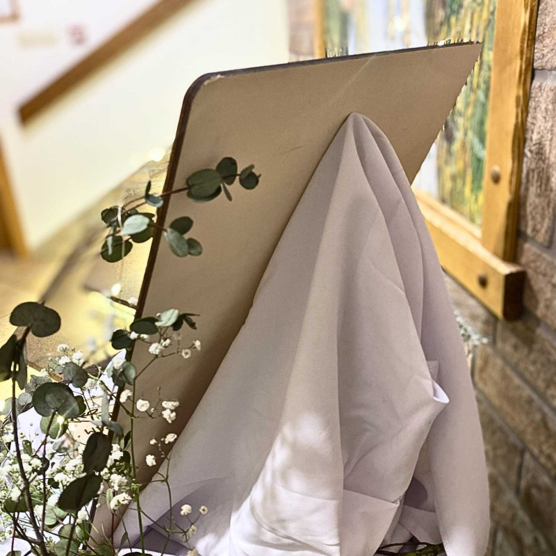 Tablou personalizat din lemn pentru semnăturile invitaților la nuntă